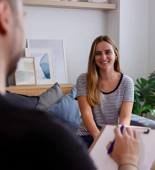 Therapy team in a collaborative session